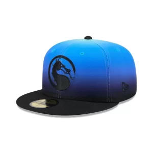 Caps* Mortal Kombat Klassic Blue 59FIFTY Fitted Hat - KTGCaps - Baseball caps for various teams, purchased online at a discount