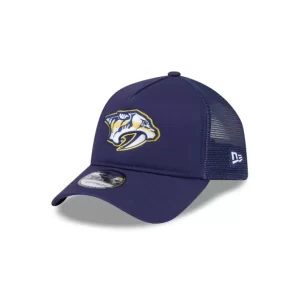 Caps* Nashville Predators 9FORTY AFrame Trucker Hat - KTGCaps - Baseball caps for various teams, purchased online at a discount