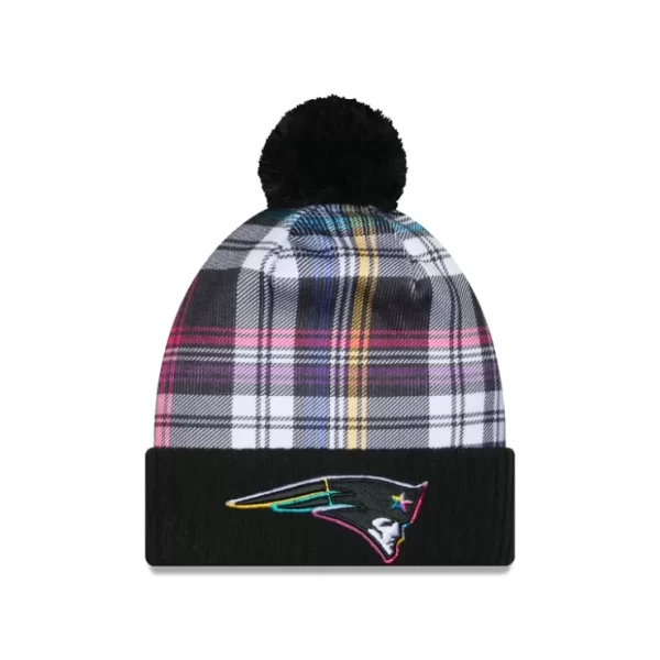Caps* New England Patriots 2024 Crucial Catch Sport Pom Knit Hat - KTGCaps - Baseball caps for various teams, purchased online at a discount