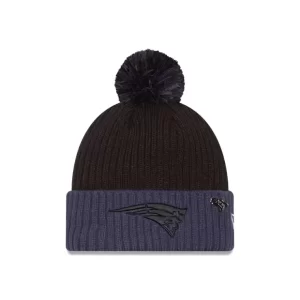 Caps* New England Patriots 2024 Inspire Change Pom Knit Hat - KTGCaps - Baseball caps for various teams, purchased online at a discount