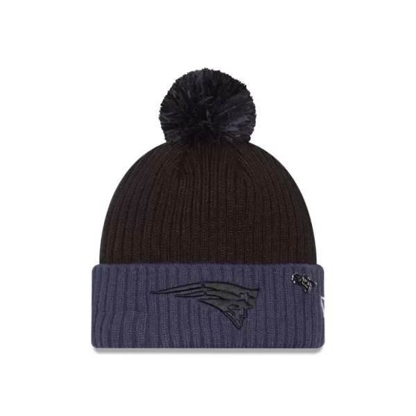 Caps* New England Patriots 2024 Inspire Change Pom Knit Hat - KTGCaps - Baseball caps for various teams, purchased online at a discount