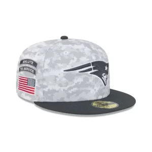 Caps* New England Patriots 2024 Salute to Service 59FIFTY Fitted Hat - KTGCaps - Baseball caps for various teams, purchased online at a discount