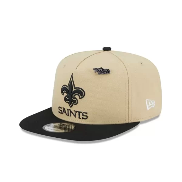 Caps* New Orleans Saints 2024 Inspire Change 9FIFTY AFrame Snapback Hat - KTGCaps - Baseball caps for various teams, purchased online at a discount