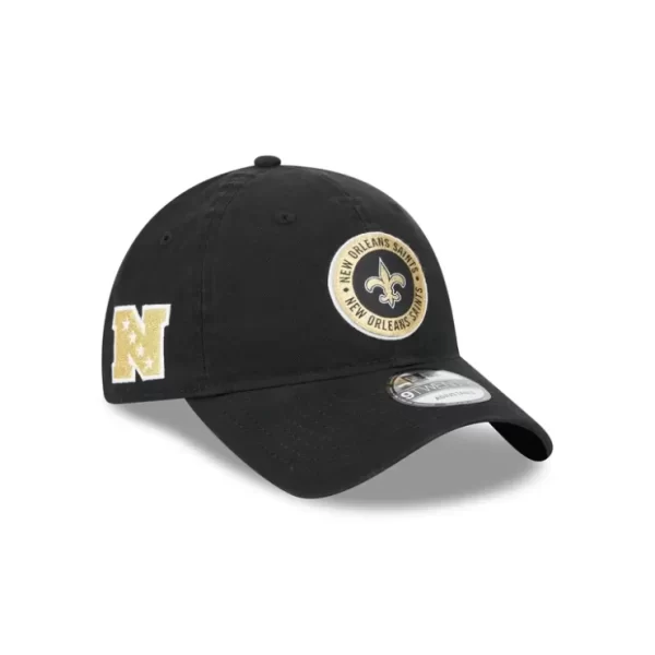 Caps* New Orleans Saints 2024 Sideline 9TWENTY Adjustable Hat - KTGCaps - Baseball caps for various teams, purchased online at a discount