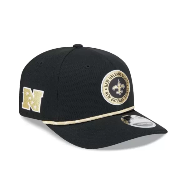 Caps* New Orleans Saints 2024 Sideline 9SEVENTY StretchSnap Hat - KTGCaps - Baseball caps for various teams, purchased online at a discount