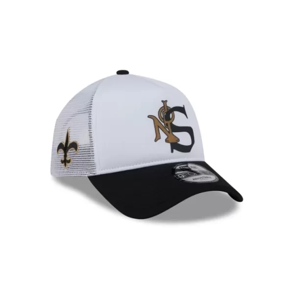 Caps* New Orleans Saints City Originals 9FORTY AFrame Snapback Hat - KTGCaps - Baseball caps for various teams, purchased online at a discount