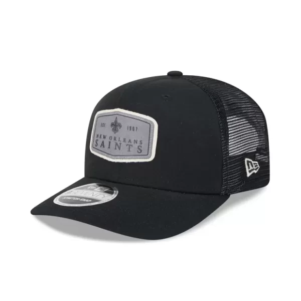 Caps* New Orleans Saints Labeled 9SEVENTY StretchSnap Hat - KTGCaps - Baseball caps for various teams, purchased online at a discount