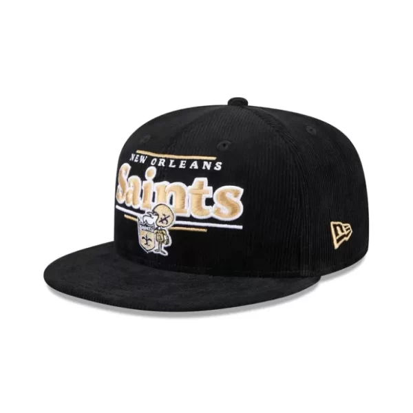 Caps* New Orleans Saints Throwback Display 9FIFTY Snapback Hat - KTGCaps - Baseball caps for various teams, purchased online at a discount