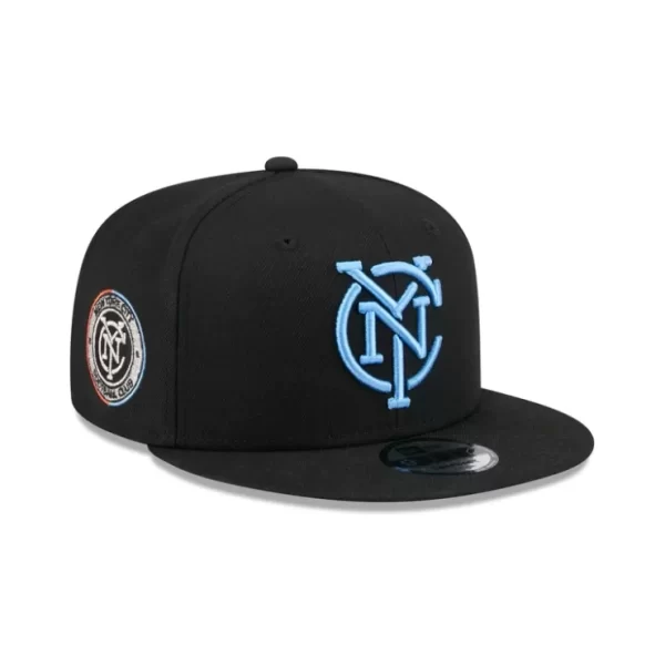 Caps* New York City FC 2024 Jersey Hook 9FIFTY Snapback Hat - KTGCaps - Baseball caps for various teams, purchased online at a discount