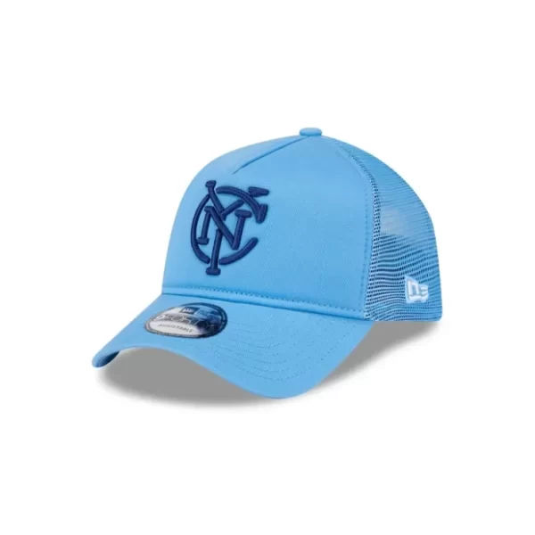 Caps* New York City FC Team 9FORTY AFrame Snapback Hat - KTGCaps - Baseball caps for various teams, purchased online at a discount