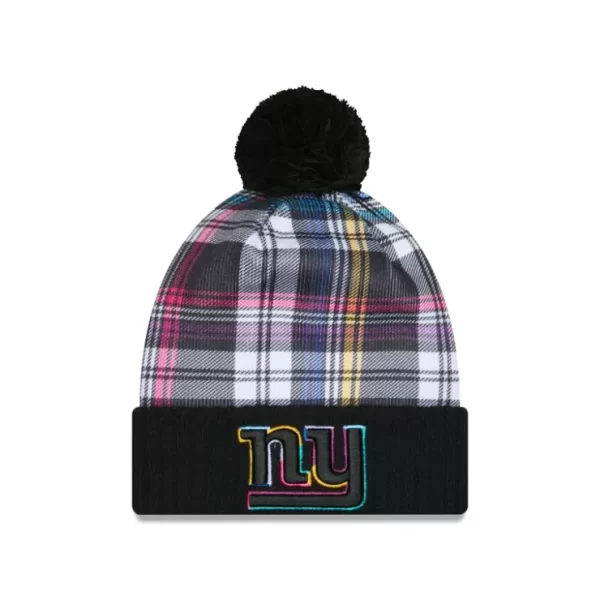 Caps* New York Giants 2024 Crucial Catch Sport Pom Knit Hat - KTGCaps - Baseball caps for various teams, purchased online at a discount