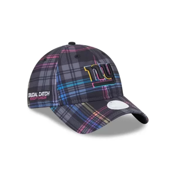 Caps* New York Giants 2024 Crucial Catch Womens 9TWENTY Adjustable Hat - KTGCaps - Baseball caps for various teams, purchased online at a discount