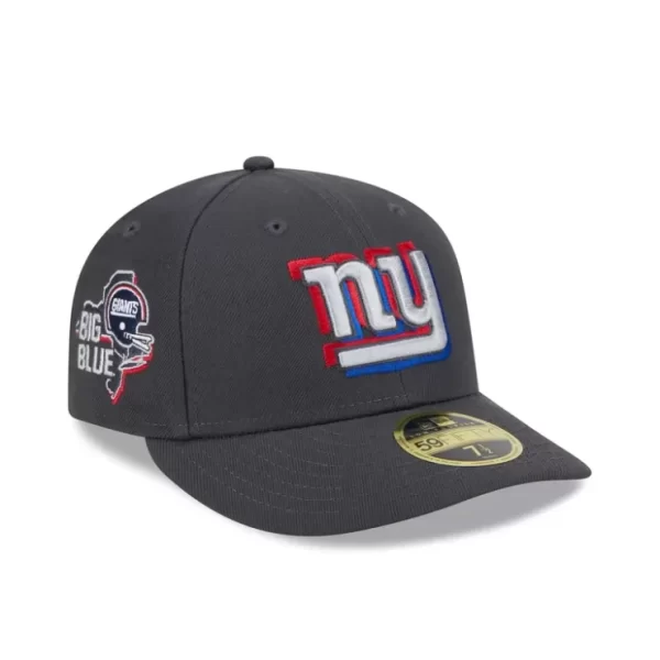 Caps* New York Giants 2024 Draft Low Profile 59FIFTY Fitted Hat - KTGCaps - Baseball caps for various teams, purchased online at a discount