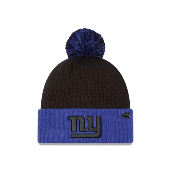 Caps* New York Giants 2024 Inspire Change Pom Knit Hat - KTGCaps - Baseball caps for various teams, purchased online at a discount