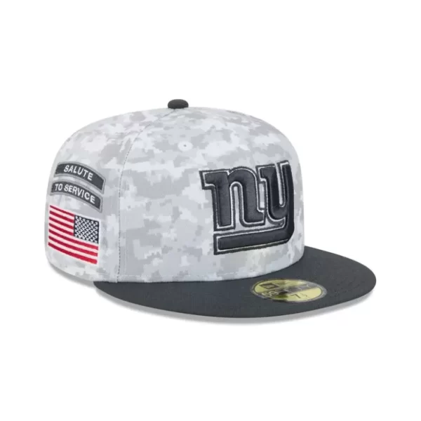 Caps* New York Giants 2024 Salute to Service 59FIFTY Fitted Hat - KTGCaps - Baseball caps for various teams, purchased online at a discount