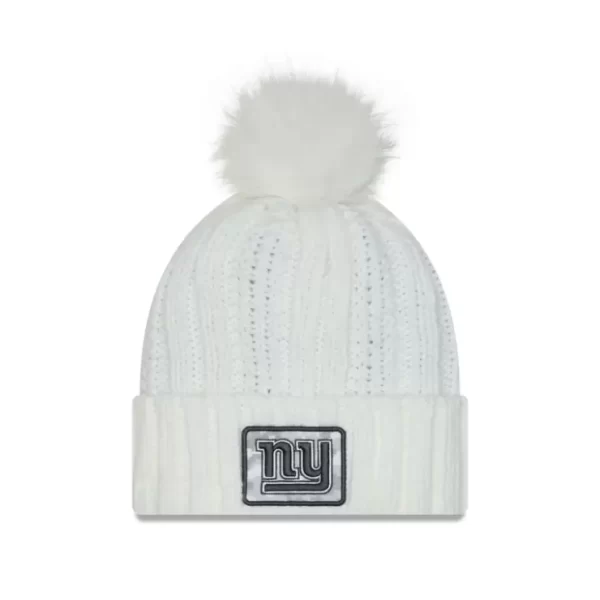 Caps* New York Giants 2024 Salute to Service Womens Pom Knit Hat - KTGCaps - Baseball caps for various teams, purchased online at a discount