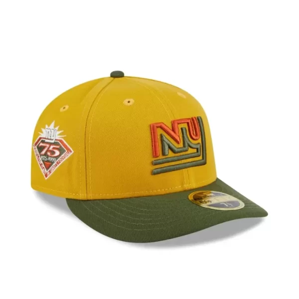 Caps* New York Giants Cinnamon Sage Low Profile 59FIFTY Fitted Hat - KTGCaps - Baseball caps for various teams, purchased online at a discount