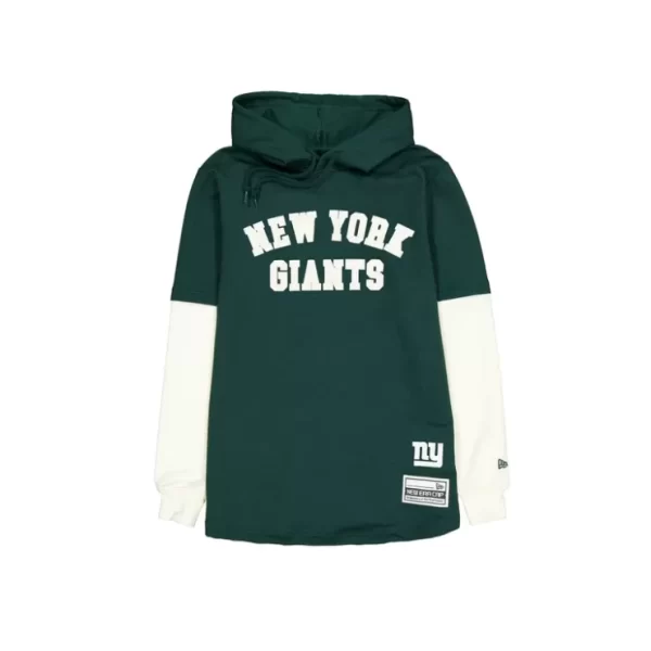 Caps* New York Giants Dark Green Logo Select Hooded TShirt - KTGCaps - Baseball caps for various teams, purchased online at a discount