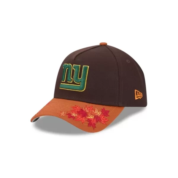 Caps* New York Giants Fall Foliage 9FORTY AFrame Snapback Hat - KTGCaps - Baseball caps for various teams, purchased online at a discount