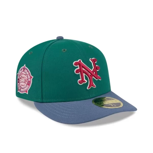 Caps* New York Giants Green Gemstone Low Profile 59FIFTY Fitted Hat - KTGCaps - Baseball caps for various teams, purchased online at a discount