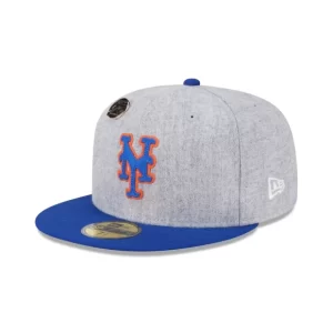 Caps* New York Mets 70th Anniversary Gray 59FIFTY Fitted Hat - KTGCaps - Baseball caps for various teams, purchased online at a discount